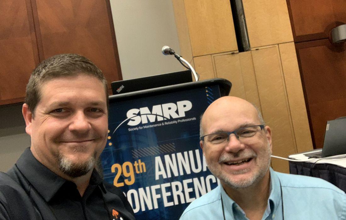 Steve at the podium of the SMRP 29th Annual Conference