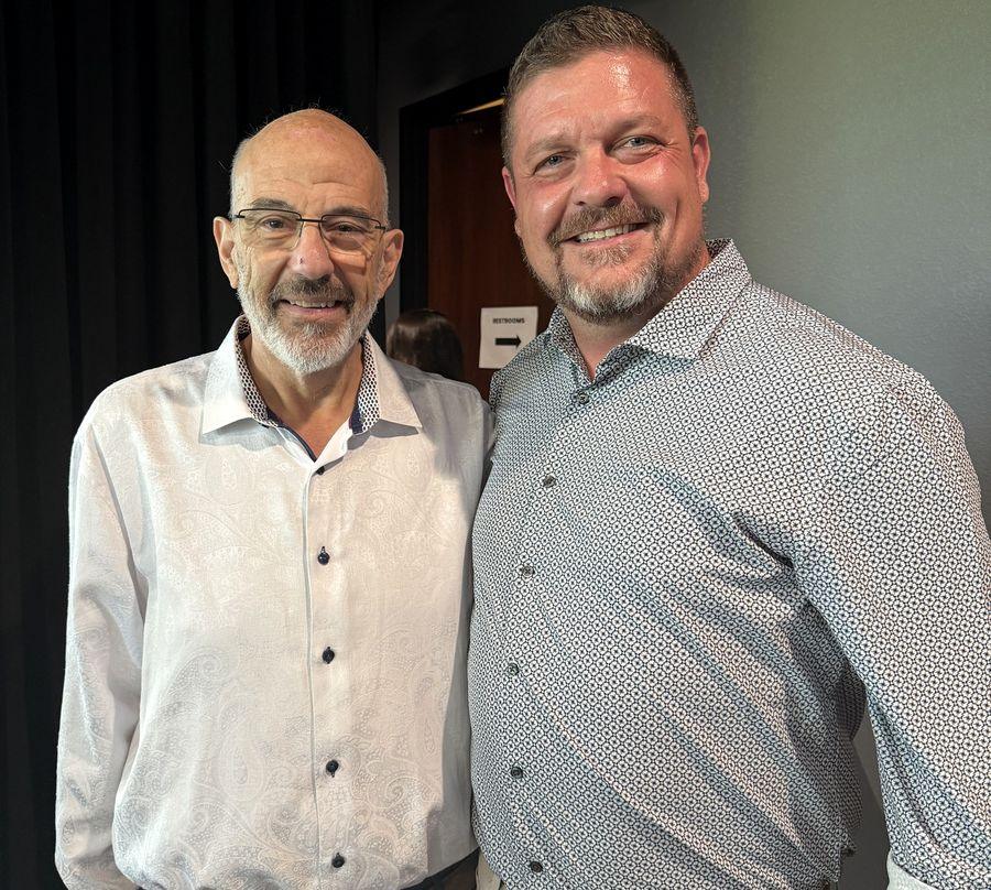 Steve with Jeff Hoffman